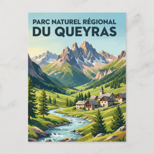 Cartão Postal Parque Natural Regional de Queyras França