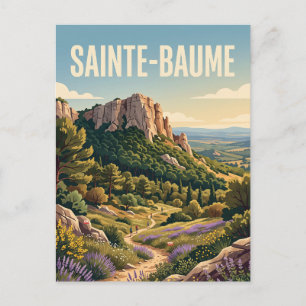 Cartão Postal Parque Natural Regional de Sainte-Baume França
