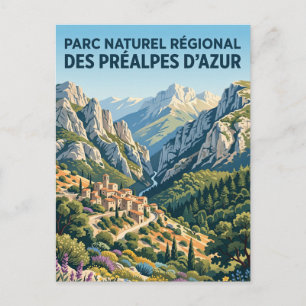 Cartão Postal Parque Natural Regional dos Pré-Alpes de Azur Fran