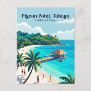 Cartão Postal Parque Patrimonial Pigeon Point Trinidad e Tobago