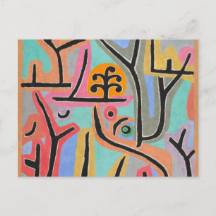 Cartão Postal Parque perto de Lu por Paul Klee