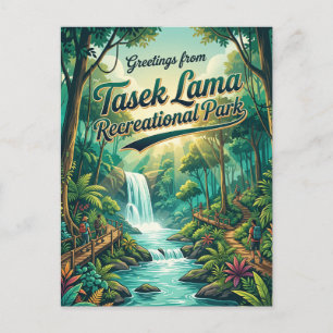 Cartão Postal Parque Recreativo Tasek Lama Brunei