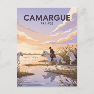 Cartão Postal Parque Regional Natural de Camargue França
