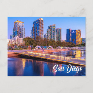 Cartão Postal Parque Waterfront, San Diego, Califórnia