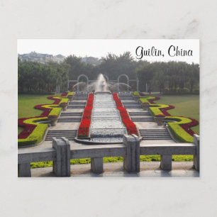 Cartão Postal Parque Yushan (Guilin, China) #1 Cartão-postal