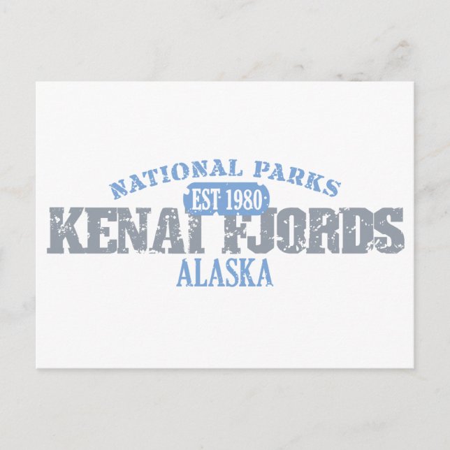Cartão Postal Parques Nacionais Kenai Fjords (Frente)