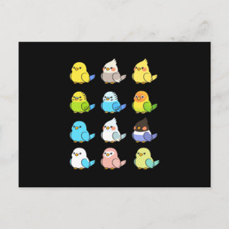 Cartão Postal Parrot Kids Pird