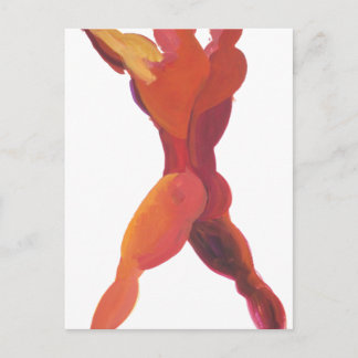 Cartão Postal Parte de trás muscular
