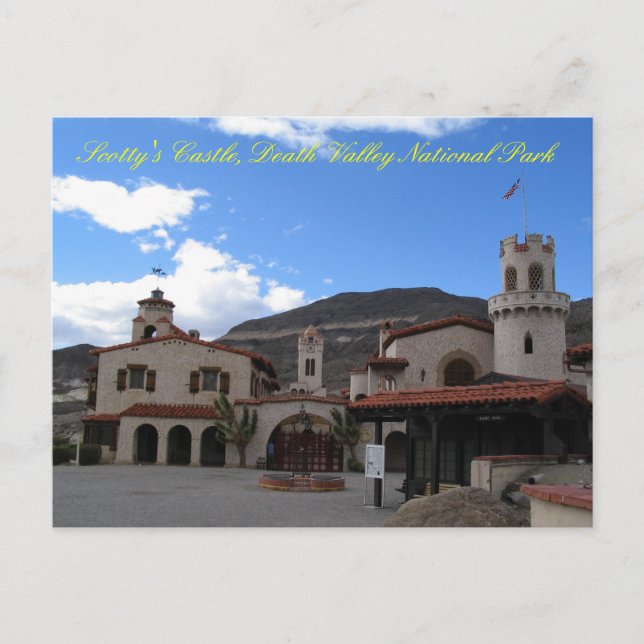 Cartão Postal Parte dianteira do castelo de Scottys, DVNP (Frente)