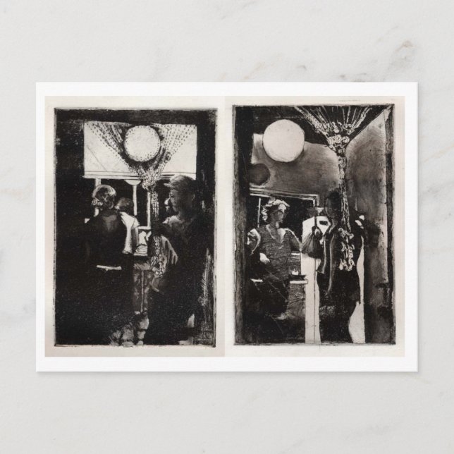 Cartão Postal Parte I e II do janto (Frente)