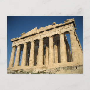 Cartão Postal Partenon Acrópole em Atenas