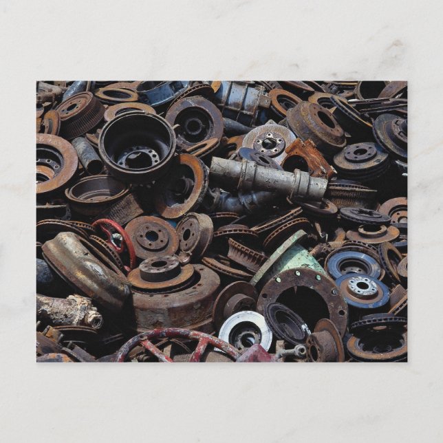 Cartão Postal Partes do travão (Frente)