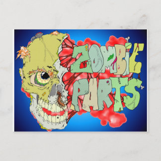 Cartão Postal Partes Zombie
