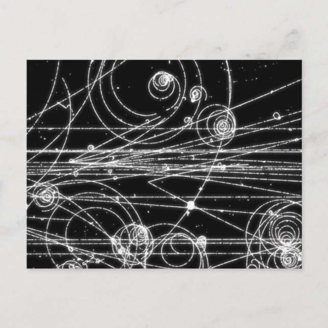 Cartão Postal Partículas escuras (Frente)