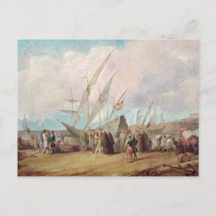 Cartão Postal Partida de Cristóvão Colombo de Palos