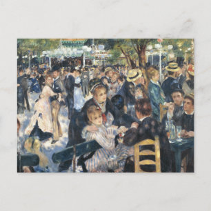 Cartão Postal Partido Renoir Moulin Dance Galette
