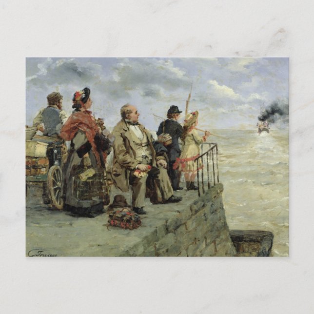 Cartão Postal Partindo para Jersey (Frente)