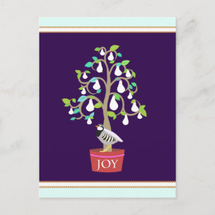 Cartão Postal Partridge in a Pear Tree Postcard