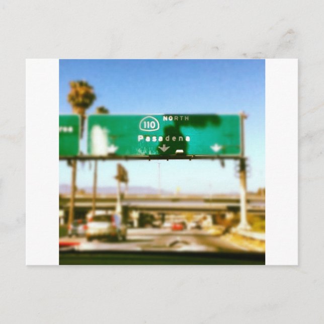 Cartão Postal Pasadena a caminho (Frente)
