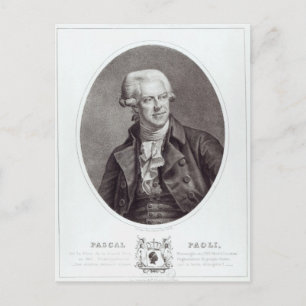 Cartão Postal Pascal Paoli, 1872