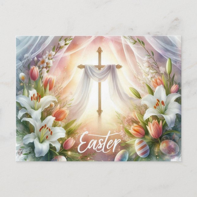Cartão Postal Páscoa (Frente)
