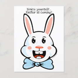 Cartão Postal Páscoa Bunny Braces