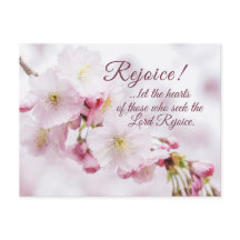 Páscoa da Bíblia Verse Cherry Blossoms