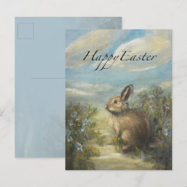 Cartão Postal Páscoa da Bunny Lane