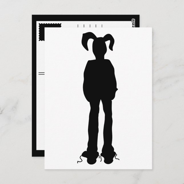 Cartão Postal páscoa do coelho sini (Frente/Verso)