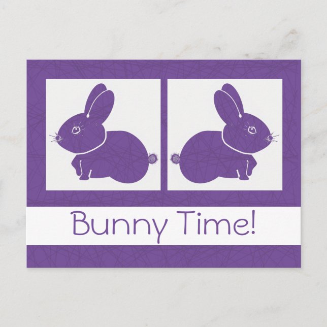 Cartão Postal Páscoa Gêmeos (Frente)