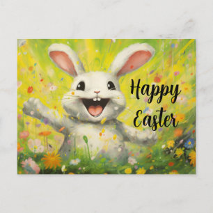 Cartão postal Páscoa Happy Bunny nº 5