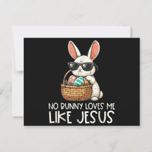 Cartão Postal Páscoa Sem Coelhinho Me Ama Como Jesus Cristão