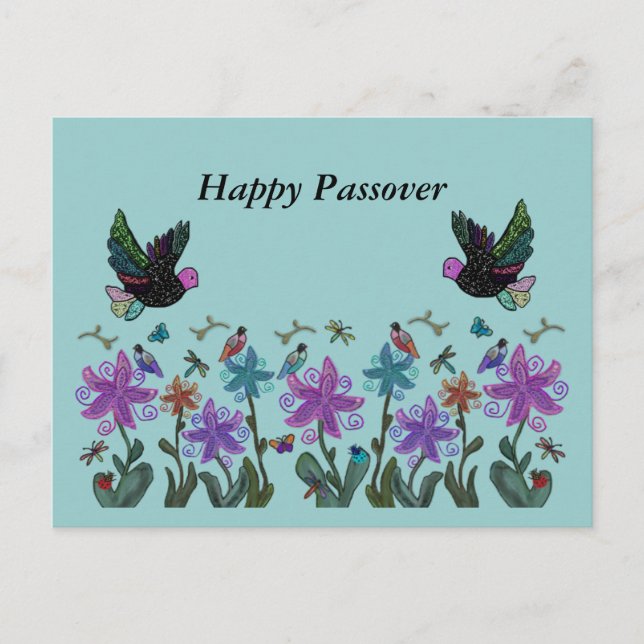 Cartão Postal Páscoa Verdadeira Liberdade (Frente)