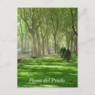 Cartão Postal Paseo del Prado
