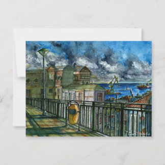 Cartão Postal Paseo Mirador de Valparaíso 