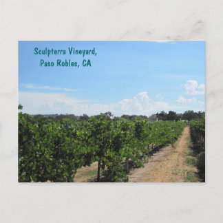 Cartão Postal Paso Robles, Califórnia, Vinho