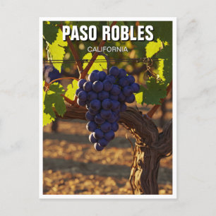 Cartão Postal Paso Robles Costa Central da Califórnia