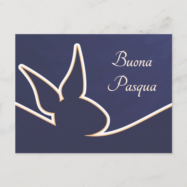 Cartão Postal Pasqua | Felz pascoa (Frente)