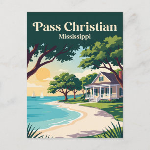 Cartão Postal Pass Christian, Mississippi