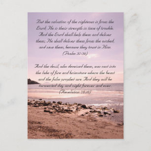 Cartão Postal passagem bíblia, litoral