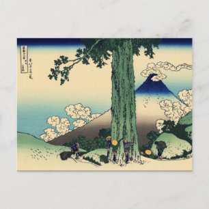 Cartão Postal Passagem de Mishima na província de Kai (por Hokus
