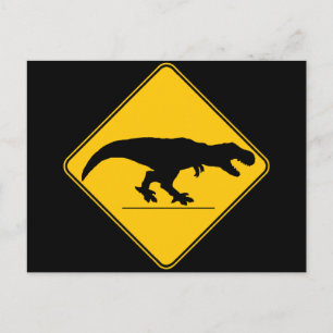 Cartão Postal Passagem de Tyrannosaurus rex