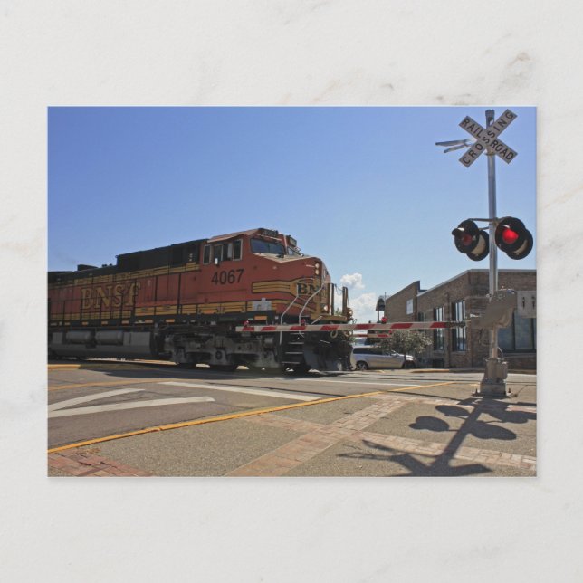 Cartão Postal Passagem Ferroviária (Frente)