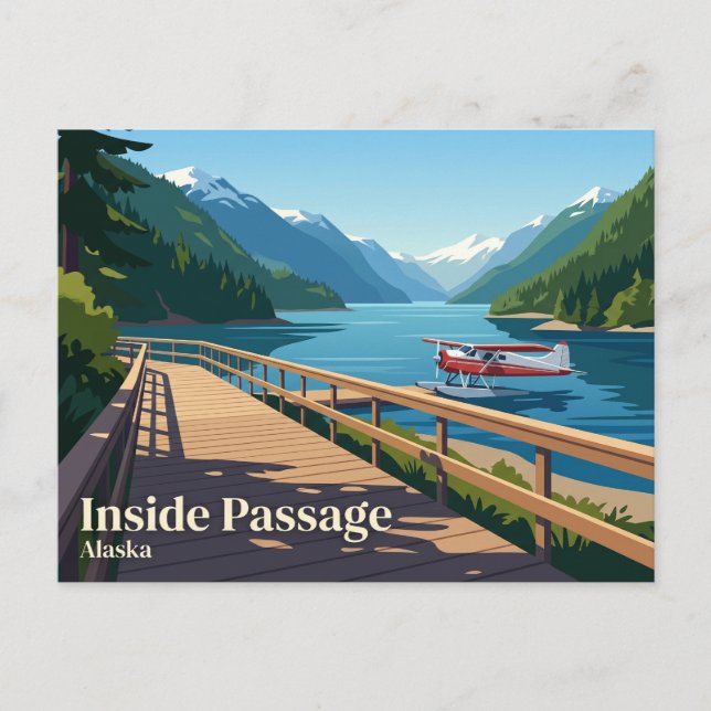 Cartão Postal Passagem Interna EUA (Frente)