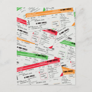 Cartão Postal Passagens aéreas
