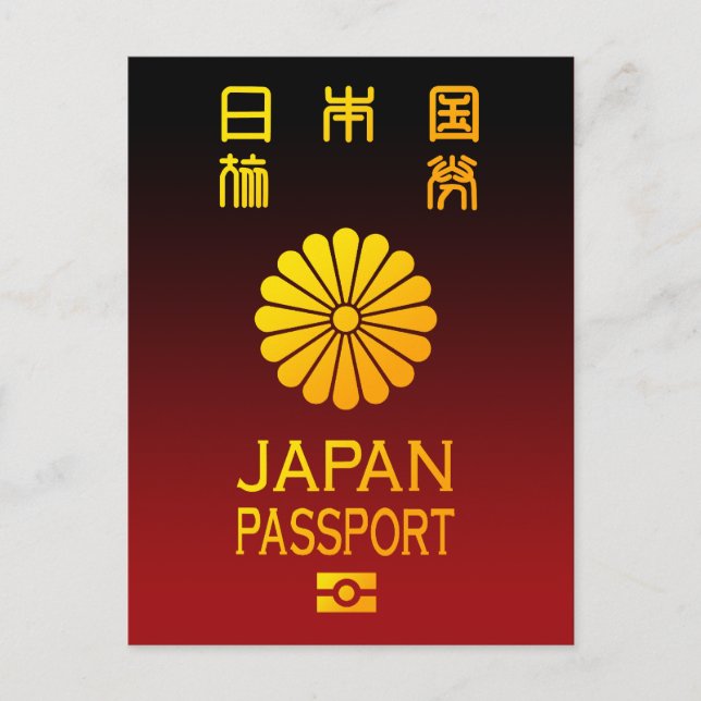 Cartão Postal Passaporte Nippon (Frente)