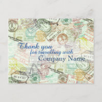 Passaporte Viagem PostCard - Obrigado