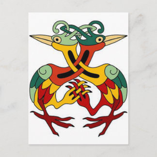 Cartão Postal Pássaro Celta