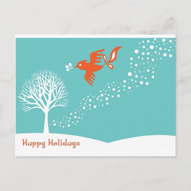 Cartão Postal Pássaro da Paz (Frente)