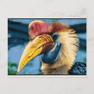 Cartão Postal Pássaro Estranho